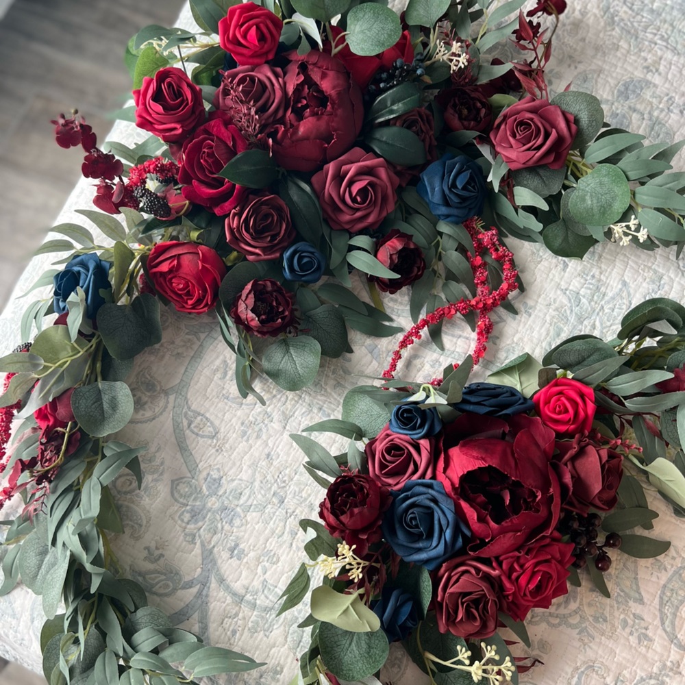 Flower Decor for Arch or Sweetheart Table